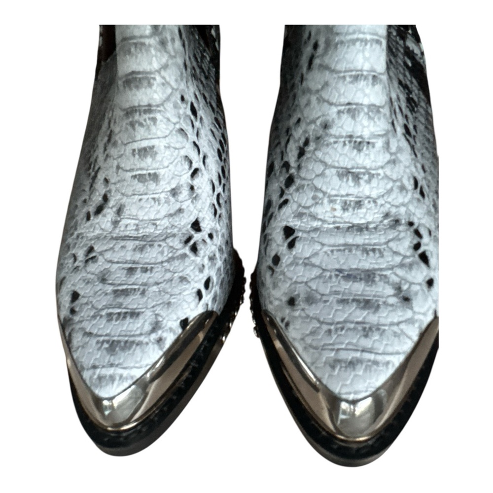 Jeffrey Campbell Optimum Snake‎ Skin Booties - Picture 13 of 14